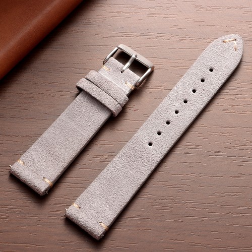 Vintage suede leather bracelet - suede,