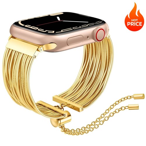 Tassel metal watch band - tassel,