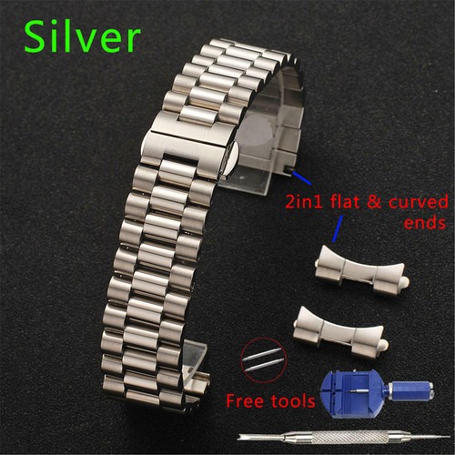 Flat curved ends stainless - flat,