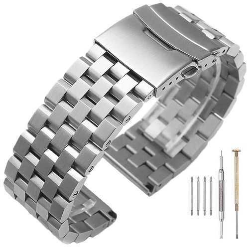 24mm brushed stainless - 22,